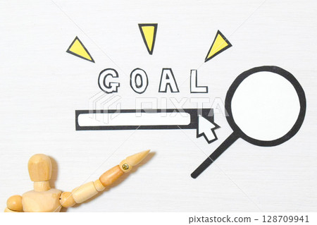 Image of researching goals and objectives Image of researching goals and objectives 128709941