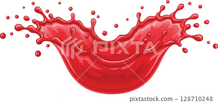 splash of colored paint 128710248