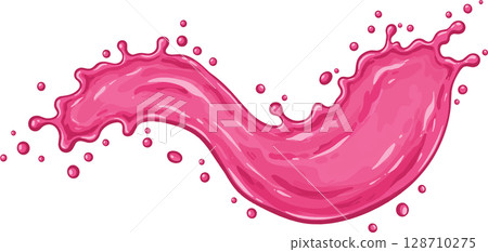 splash of colored paint 128710275