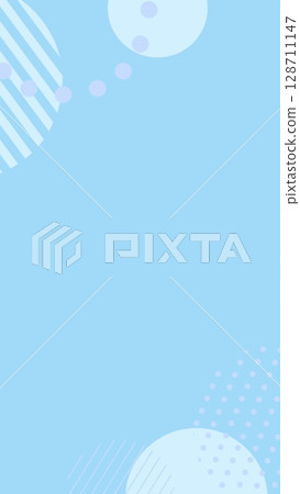 柔和的色彩流行的幾何圖案背景框架 128711147