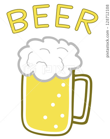 Beer mug (with letters) 128712108