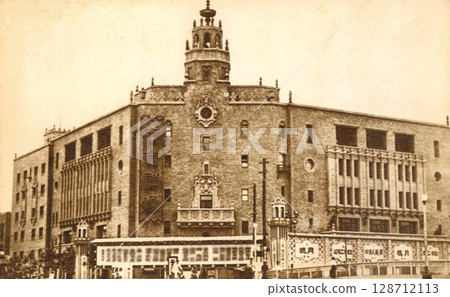 老照片，1932 年，東京築地（東銀座）東京劇院 128712113