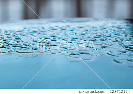 Rain drops on the window. Water drops Rain drops on the window. Water drops 128712134