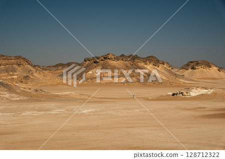 desert, sand dunes, sahara 128712322