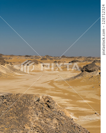 desert, sand dunes, sahara 128712324