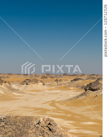 desert, sand dunes, sahara 128712326
