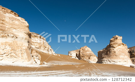 desert, sand dunes, sahara 128712342