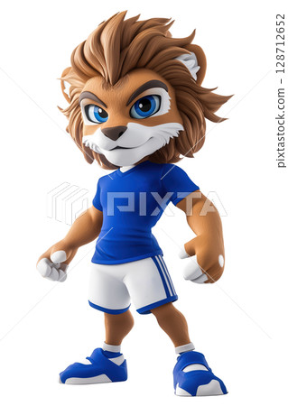 A mascot lion A mascot lion 128712652