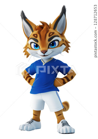 A mascot lynx 128712653