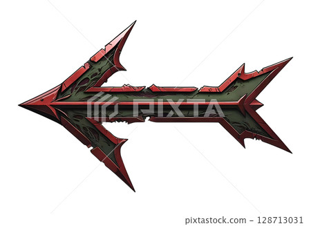 Cool graphic arrow design Cool graphic arrow design 128713031