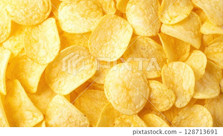 AI image: Lots of potato chips 128713691