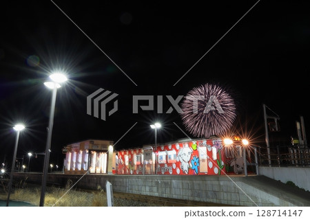 三陸鐵道宇宿站地震紀念煙火大會 3.11 128714147