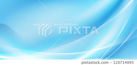 Abstract blue digital dynamic wave background. Futuristic hi-technology concept. Business banners, flyers, and presentations Abstract blue digital dynamic wave background. Futuristic hi-technology concept. Business banners, flyers, and presentations 128714893