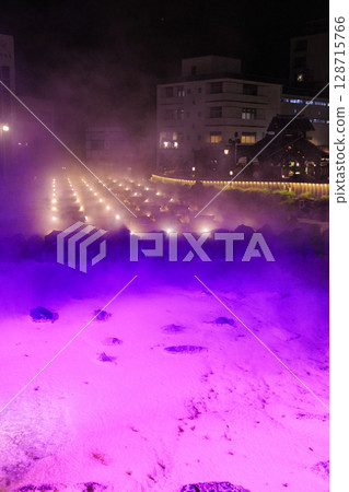 草津溫泉湯畑點燈 128715766