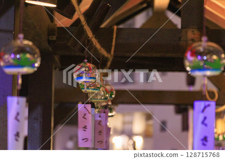 草津溫泉湯畑點燈 128715768