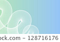 Abstract Circular Lines on a Gradient Backdrop 128716176