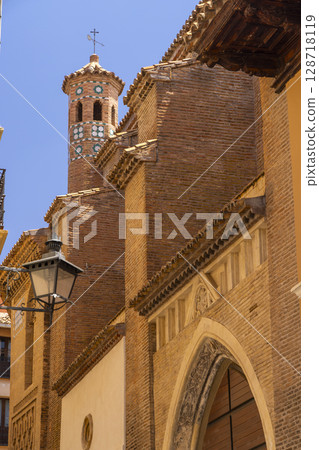 Church of San Pedro showing mudejar architecture in Teruel, Spain Church of San Pedro showing mudejar architecture in Teruel, Spain 128718119