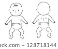 Baby's body 128718144