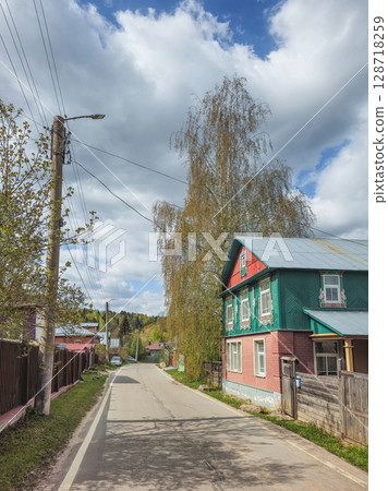 Ples very nice small old city of Russia Ples very nice small old city of Russia 128718259