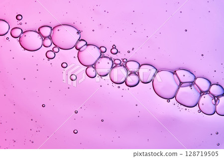 The texture is serums with spicules on a purple lilac background. The texture is serums with spicules on a purple lilac background. 128719505