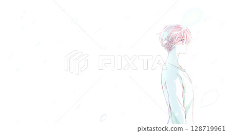 雄性上身花瓣空白 128719961