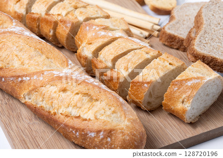 Assortment of Bread Products 128720196