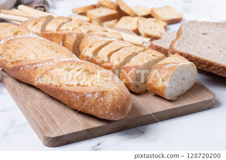 Assortment of Bread Products 128720200