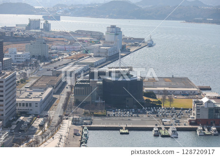 福岡縣北九州市門司港懷舊展望室、關門海峽博物館 福岡縣北九州市門司港懷舊展望室、關門海峽博物館 128720917