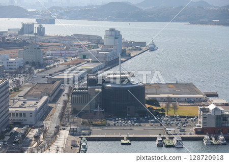 福岡縣北九州市門司港懷舊展望室、關門海峽博物館 福岡縣北九州市門司港懷舊展望室、關門海峽博物館 128720918