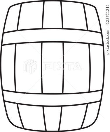 wooden barrel, oktoberfest, simple black and white icon on isolated background wooden barrel, oktoberfest, simple black and white icon on isolated background 128721213