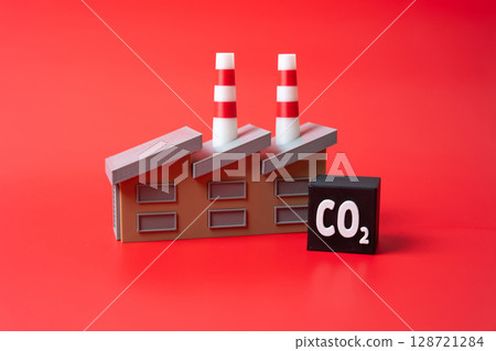 Industrial plant and cubic meter of CO2 emissions. Carbon footprint tracking, emission accountability. ESG standards, air quality concerns, and policy-driven environmental transparency. Industrial plant and cubic meter of CO2 emissions. Carbon footprint tracking, emission accountability. ESG standards, air quality concerns, and policy-driven environmental transparency. 128721284