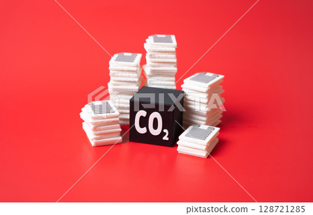 Lots of paperwork and a killer meter of CO2 emissions. Regulation of emissions. Environmental impacts. Administrative complexity with environmental cost. How regulations contribute to carbon output. 128721285