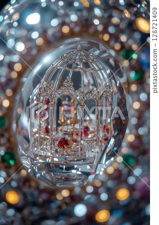 水晶微縮模型 128721409