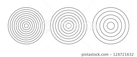 Polar grids concentric circles. Wheel of life or habits tracker. Circle diagrams divided on segments. Blank polar graph paper. Polar grids concentric circles. Wheel of life or habits tracker. Circle diagrams divided on segments. Blank polar graph paper. 128721632