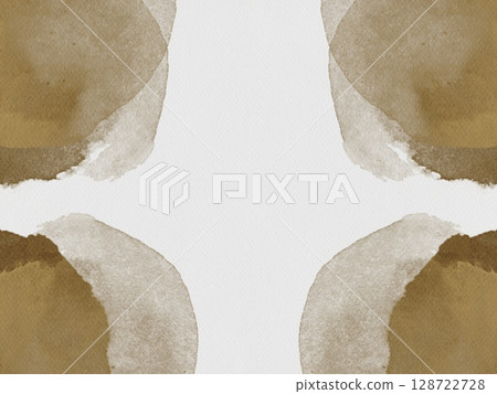 Brown yellow beige neutral camel calm watercolor abstract circles pattern template background paper high-quality texture pastel dull Brown yellow beige neutral camel calm watercolor abstract circles pattern template background paper high-quality texture pastel dull 128722728