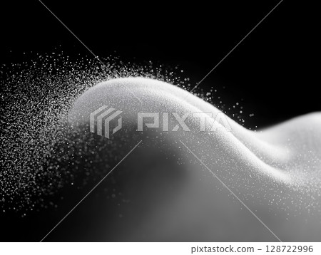 A streamlined effect that symbolizes AI and technology 128722996