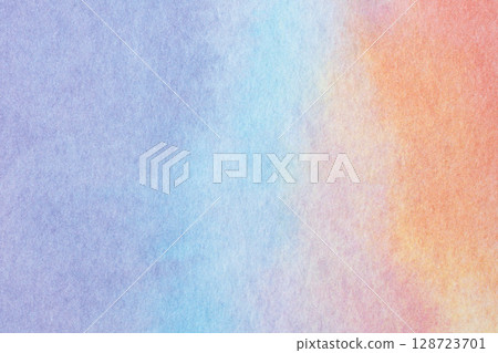 Colorful watercolor-dyed washi paper texture 128723701