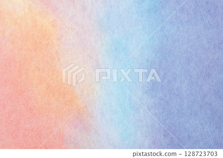 Colorful watercolor-dyed washi paper texture 128723703