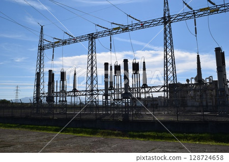 戶外變電站設備 戶外變電站設備 128724658