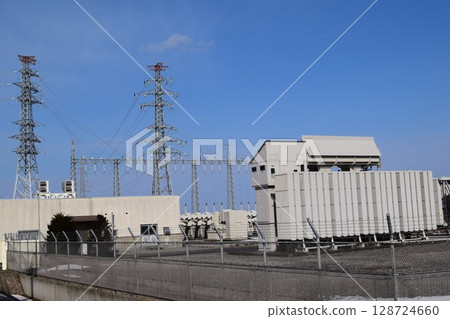 Outdoor substation equipment 128724660