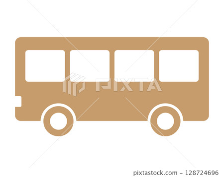公車圖標(標記) 公車圖標(標記) 128724696
