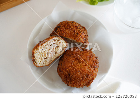 Ground Meat Cutlet Ground Meat Cutlet 128726058