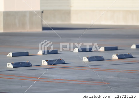 Rooftop parking lot image Rooftop parking lot image 128726129