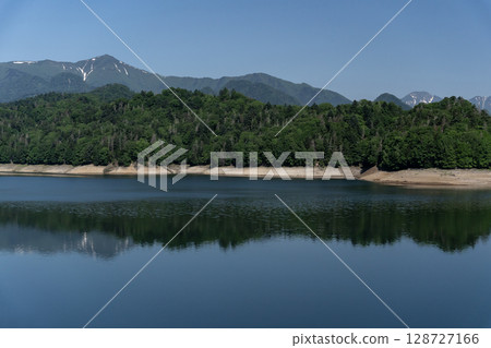 Fresh greenery at Lake Nukabira 128727166