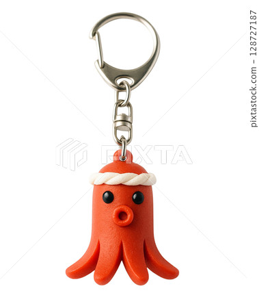 章魚維也納香腸鑰匙圈（可愛食物圖案） 128727187