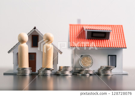 Business home concept involves strategic financial management money coin save bank real estate economic loan investment development growth encourage accountancy buy income stack investment economy Business home concept involves strategic financial management money coin save bank real estate economic loan investment development growth encourage accountancy buy income stack investment economy 128728076