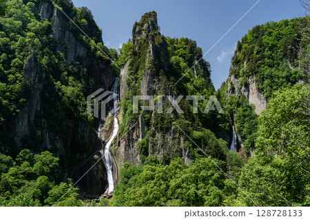 銀河瀑布 (Ginga Falls) 美麗清新的綠植 128728133