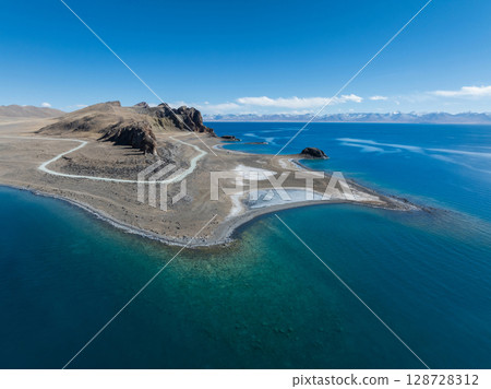 Beautiful lake landscape in Tibet,China Beautiful lake landscape in Tibet,China 128728312