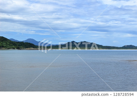 福岡縣糸島市的海岸風光 128728594