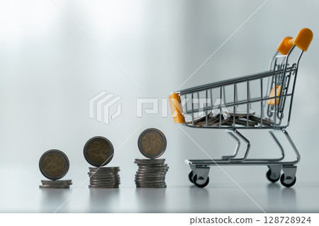 Business save money coin growth concept involves strategic financial management investment loan bank real estate economic development encourage buy income stack investment economy return accountancy Business save money coin growth concept involves strategic financial management investment loan bank real estate economic development encourage buy income stack investment economy return accountancy 128728924